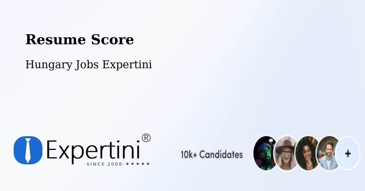 Resume Score & Job Description Match Tool – Buj - Hungary Jobs Expertini